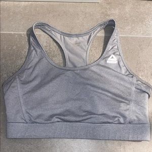 Womens Reebok Grey sports bra - medium